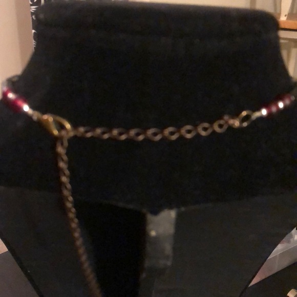 obsidian Swarovski crystal heart pendant - Picture 4 of 6